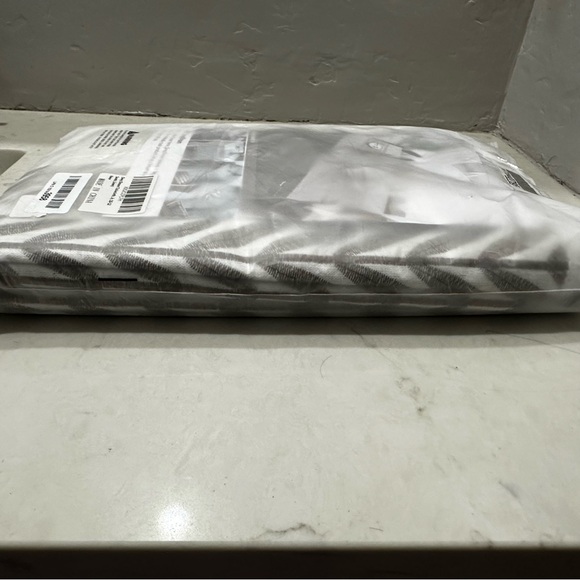 Linen Tablecloth Rectangle Deep Dream Cream Taupe Leaf Print 60 X 120 NEW - Picture 9 of 10